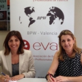 Firma convenio colaboración EVAP - Inmosisters