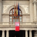 Bandera del Equal Pay Day en el Ayuntamiento de Valencia