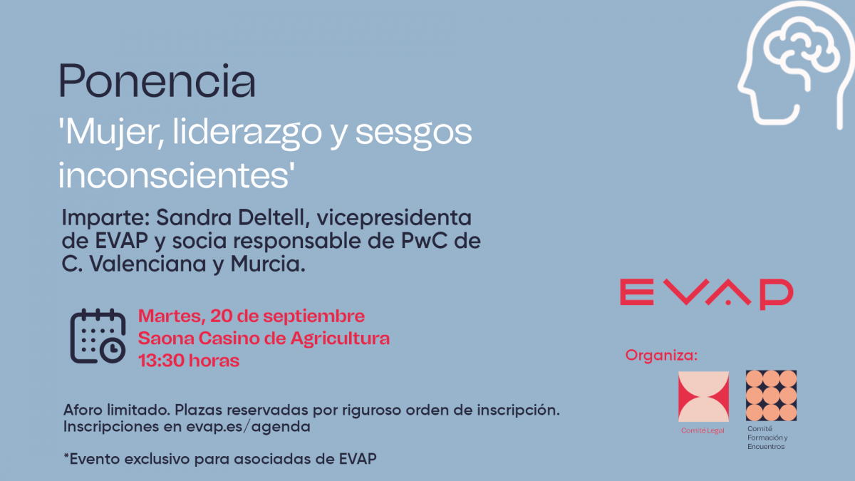 Ponencia: 'Mujer, liderazgo y sesgos inconscientes'