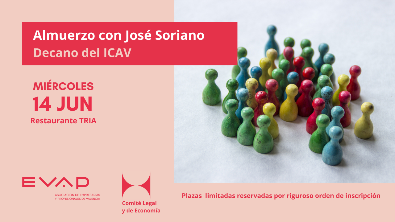 Almuerzo coloquio con José Soriano - decano del ICAV