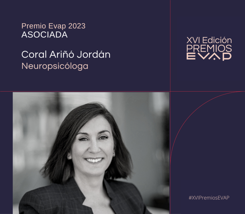 Coral Ariño Jordán, Premio Asociada EVAP 2023