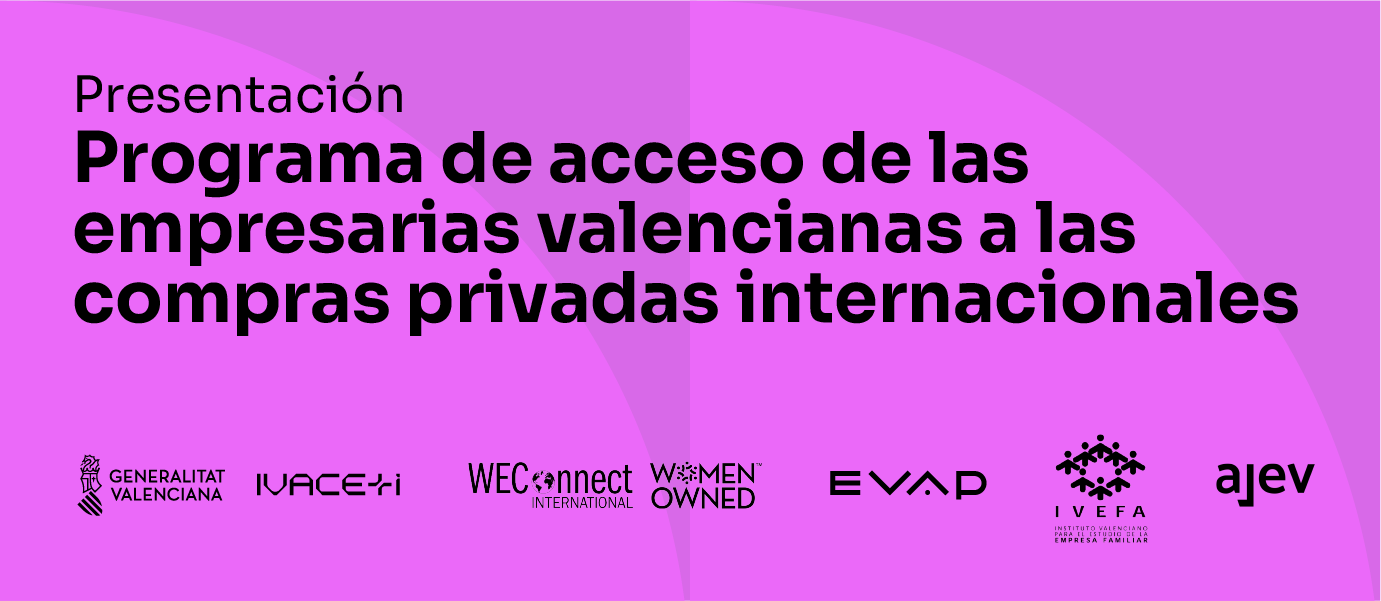 Presentación programa de acceso a las empresarias valencianas a las compras internacionales